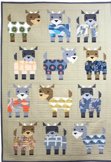 Kidding Around: Goats in Pajamas Pattern - Art East Quilting Co.