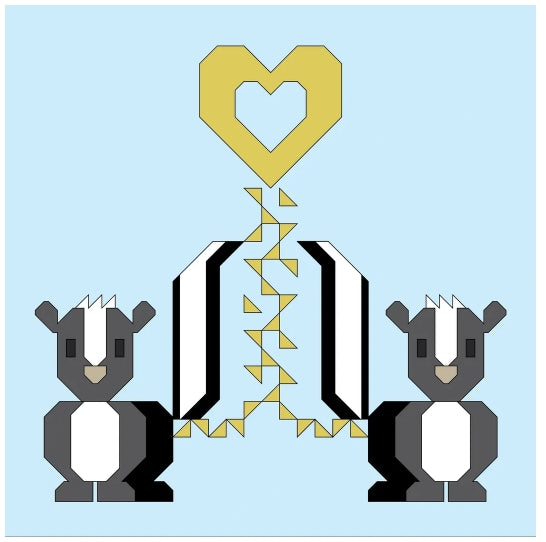 Love Stinks Quilt Pattern - Art East Quilting Co.