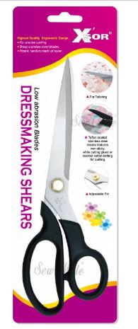 Dressmaking Shears, 9.5" by Sew Mate Valdani perle cotton size 12 thread spool for quilting and embroidery