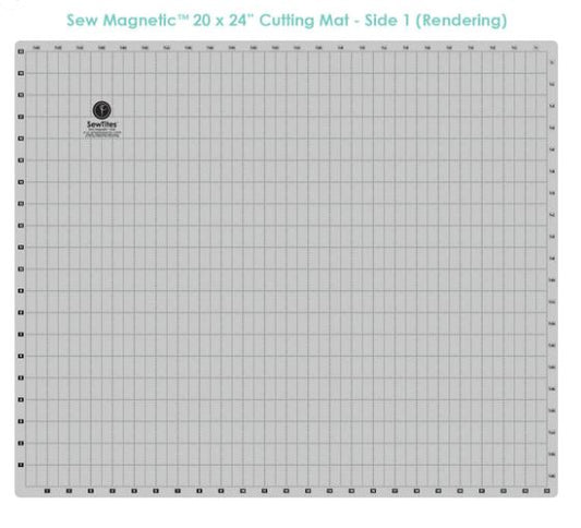 SewTites® Sew Magnetic™ Cutting Mat | 20" . 24" | Right or Left-Handed | Special Order