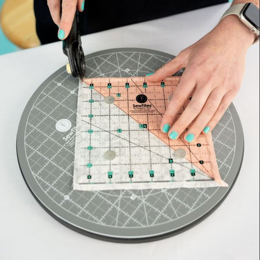 SewTites® Sew Magnetic™ 11" Rotating Self-Healing Cutting Mat | Special Order