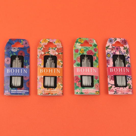 Bohin Sharp Needles Big Eye Assorted No. 3/9 Blossom Collection