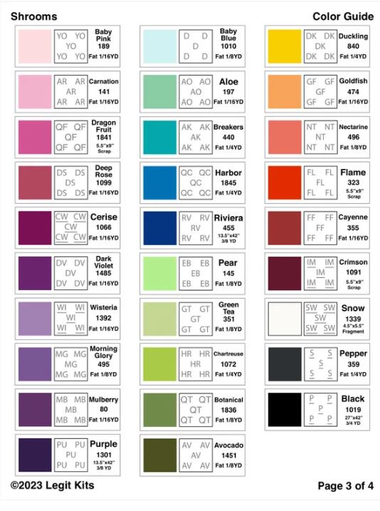 Legit Kits Shrooms Pattern | Special Order