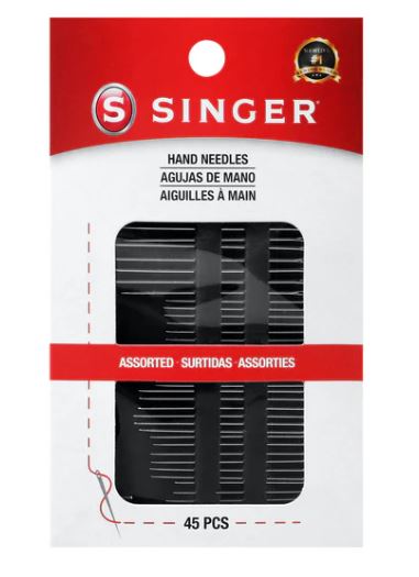 Singer Assorted Hand Sewing Needles, 45pc. 01125