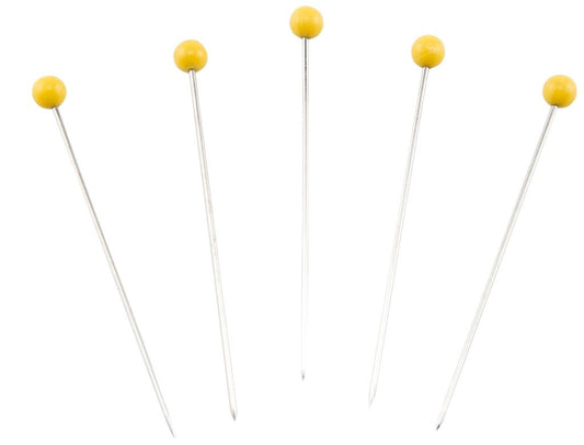 Singer Yellow Head Quilting Pins 75 CT, 44mm (1-3/4") / SING00351
