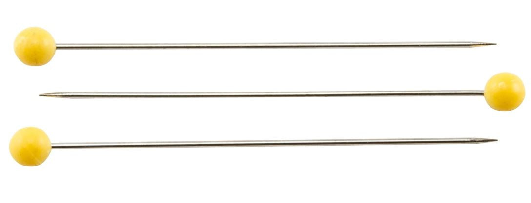 Singer Yellow Head Quilting Pins 75 CT, 44mm (1-3/4") / SING00351