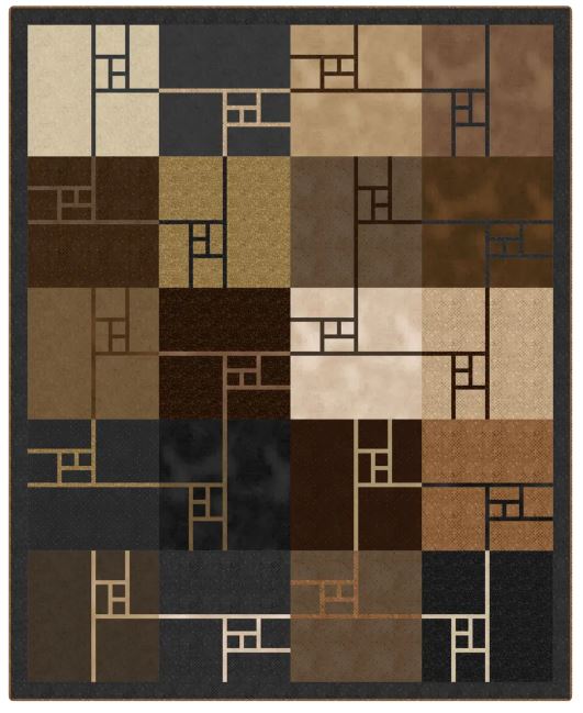 Splitting Squares Quilt Pattern by Canuck Quilter Designs / CQ5636 - 5 Sizes - Throw to King