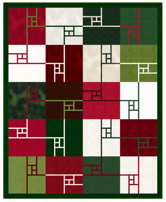Splitting Squares Quilt Pattern by Canuck Quilter Designs / CQ5636 - 5 Sizes - Throw to King