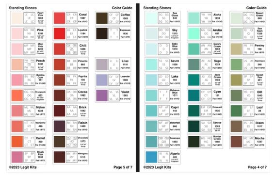 Legit Kits Standing Stones Pattern | Special Order