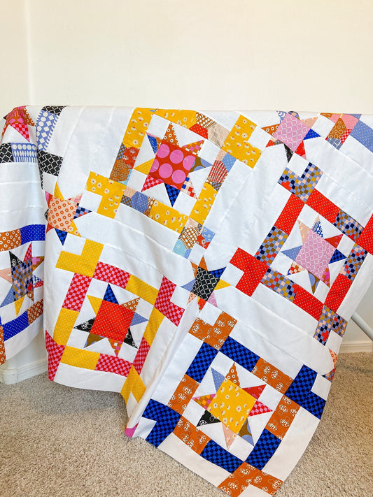 Starhenge Quilt Pattern (3 sizes) by Amanda Kelly of Quilt Cakes
