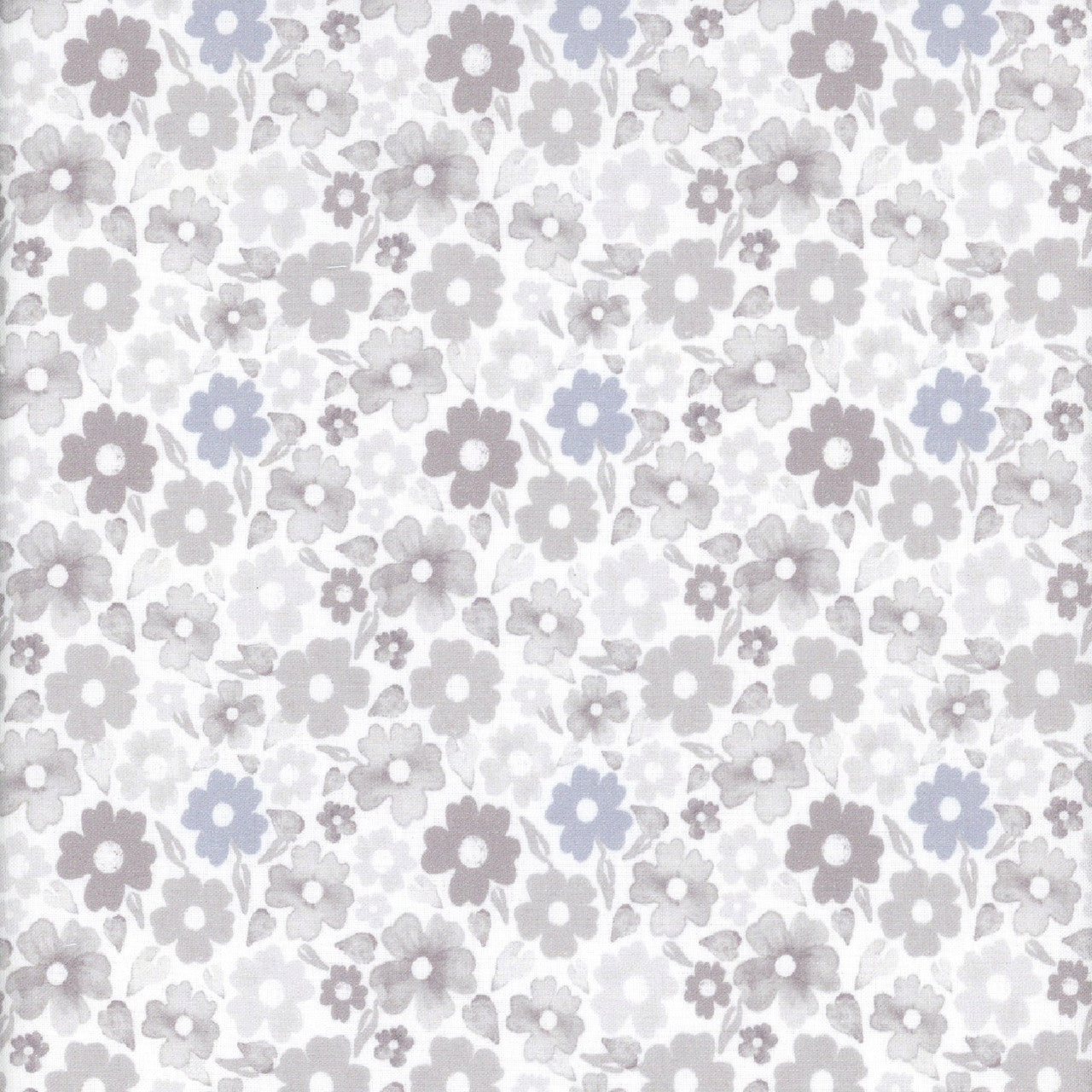 Dear Stella Fabrics Quiet Riot by Pammie Jane White Blossom  STELLA-DPJ3093