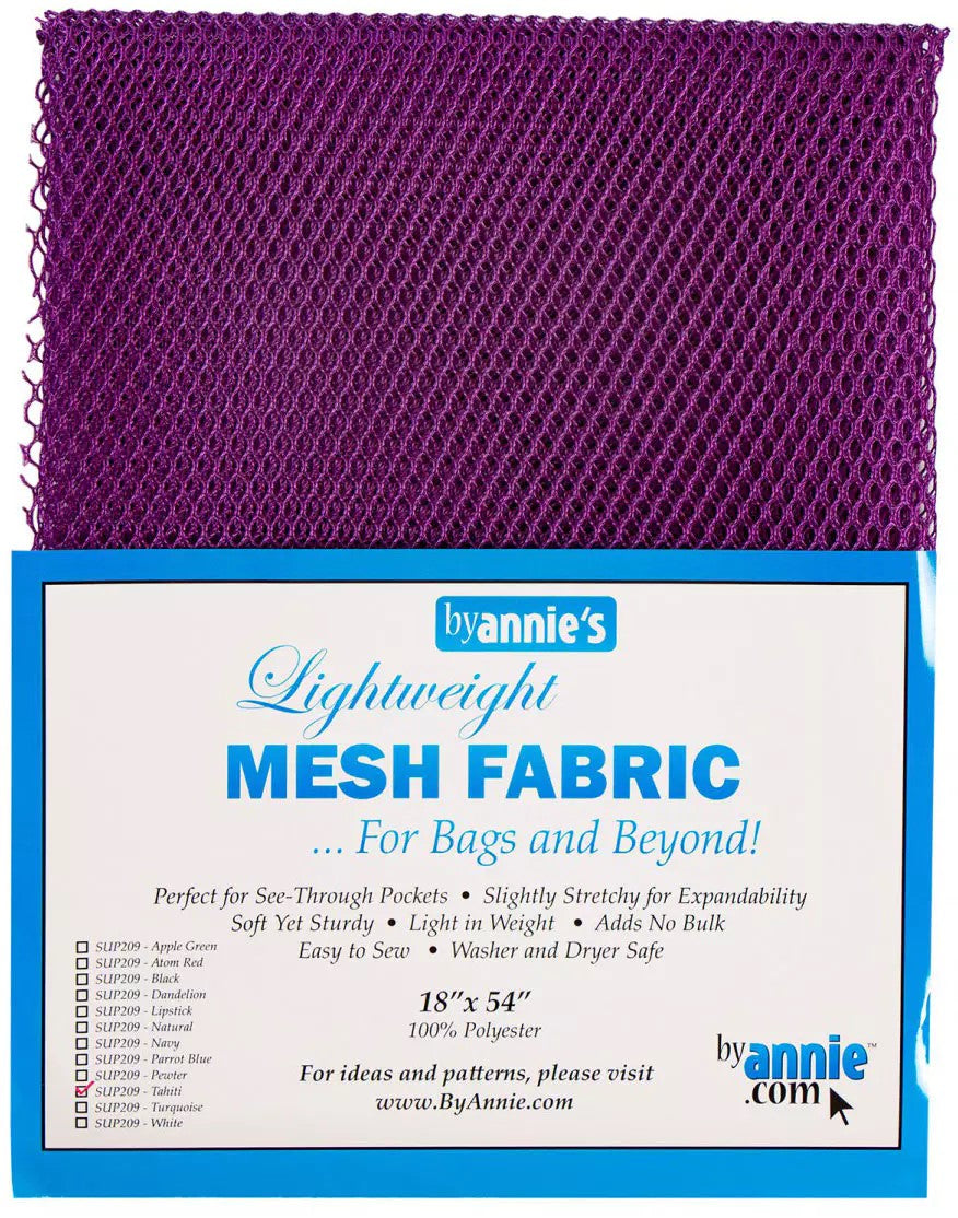 Mesh Fabric 18 x 54" - Tahiti - ByAnnie / SUP209-TAHITI Valdani perle cotton size 12 thread spool for quilting and embroidery