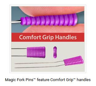 Taylor Seville Magic Fork Heat Resistant Pins (Fine) - 30 Pack