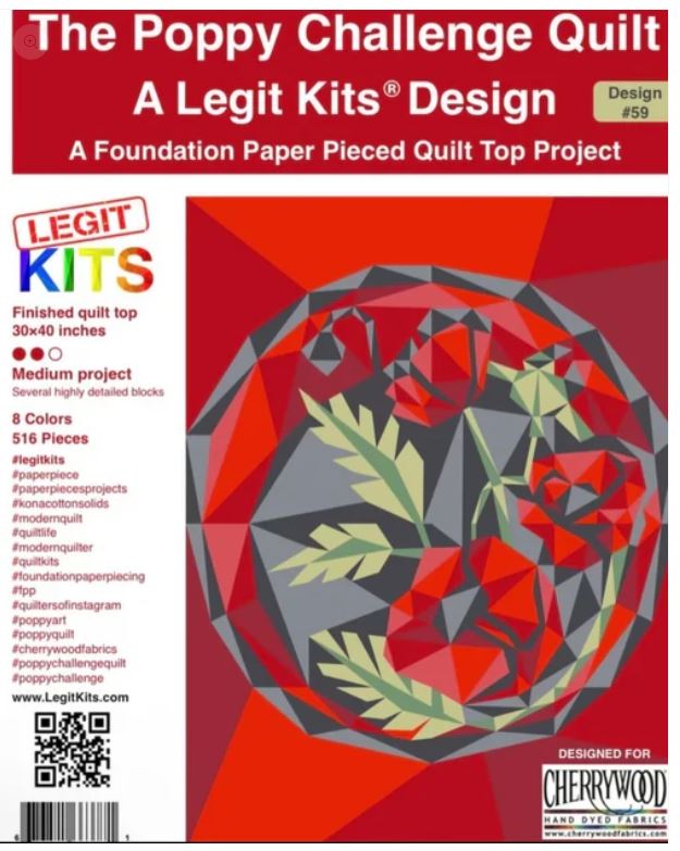 Legit Kits Poppy Challenge Pattern | Special Order