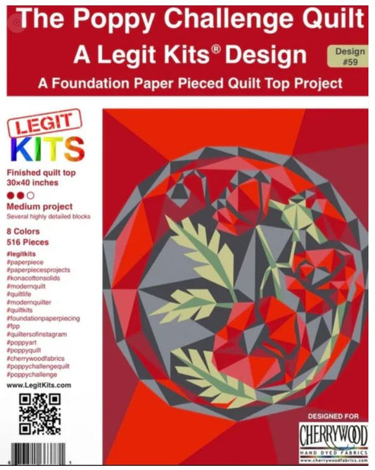 Legit Kits Poppy Challenge Pattern | Special Order