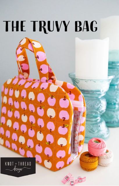 The Truvy Bag Paper Pattern by Knot & Thread Design  SKU: KAT110