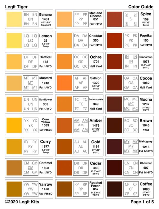 Legit Kits Legit Tiger Pattern | Special Order