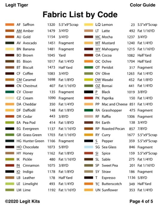 Legit Kits Legit Tiger Pattern | Special Order