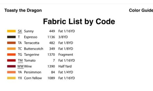 Legit Kits Toasty the Dragon Pattern | Special Order