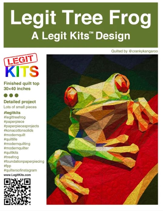 Legit Kits Legit Tree Frog Pattern | Special Order