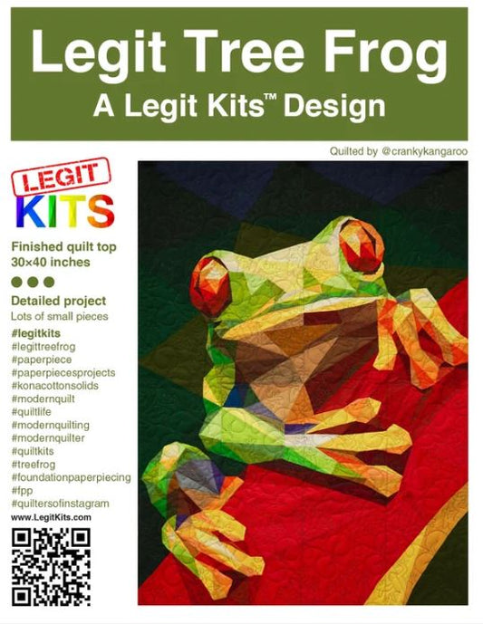 Legit Kits Legit Tree Frog Pattern | Special Order