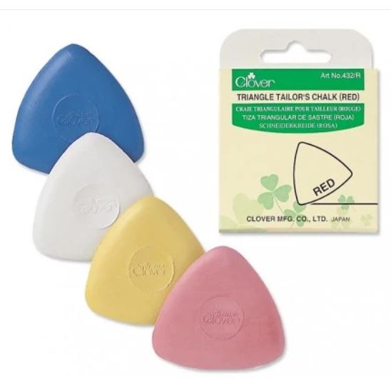 Clover Triangle Tailor's Chalk | Fabric Marking Chalk