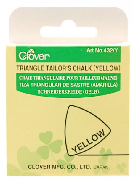 Clover Triangle Tailor's Chalk | Fabric Marking Chalk
