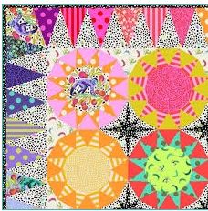 Tula Sunrise Complete Pattern; Paper Piece Pack by Tula Pink | Special Order