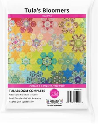 Tula's Bloomers Complete Pattern; Paper Piece Pack by Tula Pink | Special Order