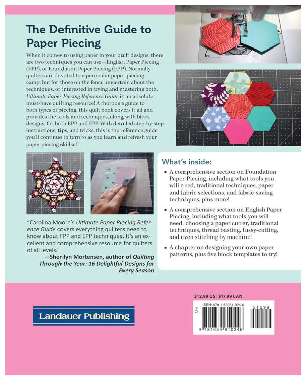 Ultimate Paper Piecing Reference Guide | Carolina Moore
