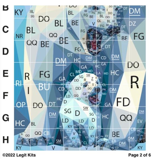 Legit Kits Ursula Major &amp; Minor Pattern | Special Order