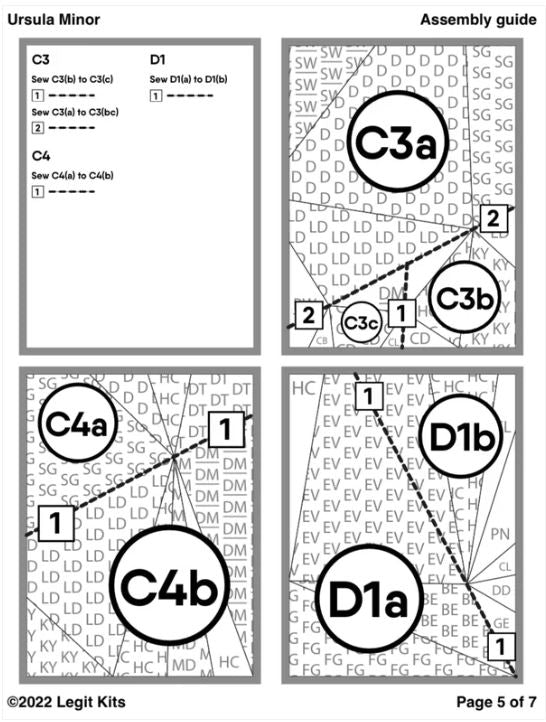 Legit Kits Ursula Minor Pattern | Special Order