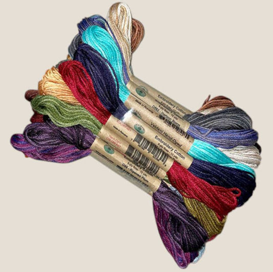 Valdani Wonderful Assortment Variegated Set 2 - "O" Colours Selection | 6-Ply Cotton Embroidery Floss (30 Skeins) | Special Order