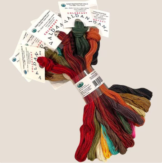 Valdani Wonderful Colour Assortment Needlepoint | Size 8 - 20 x 20 Metre Skeins | Special Order