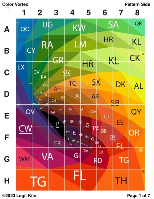 Legit Kits Color Vortex Pattern | Special Order