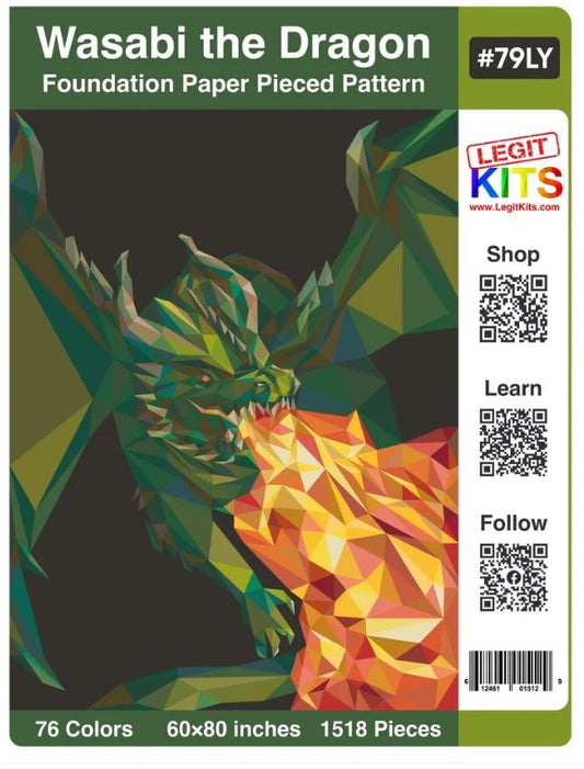 Legit Kits Wasabi the Dragon Pattern | Special Order