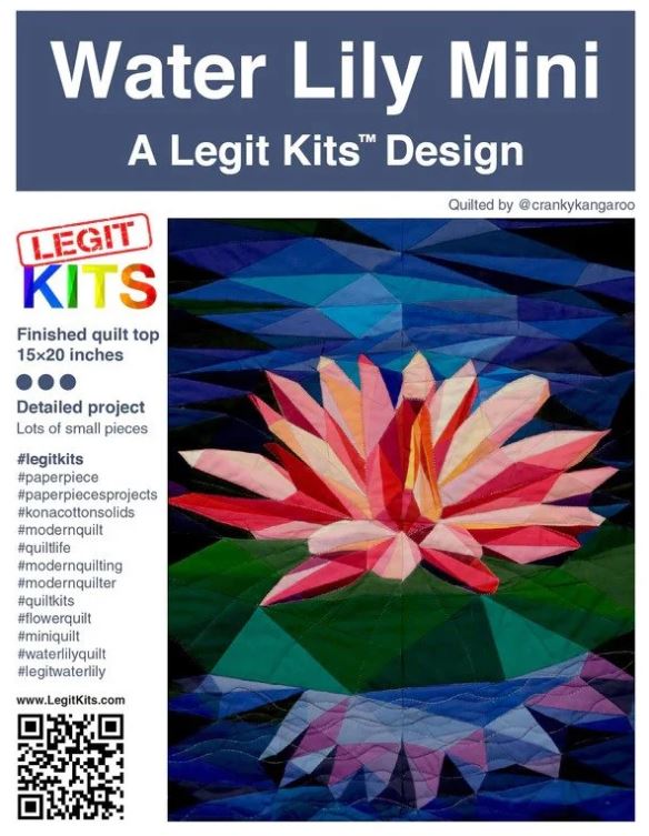 Legit Kits Water Lily Mini Pattern | Special Order