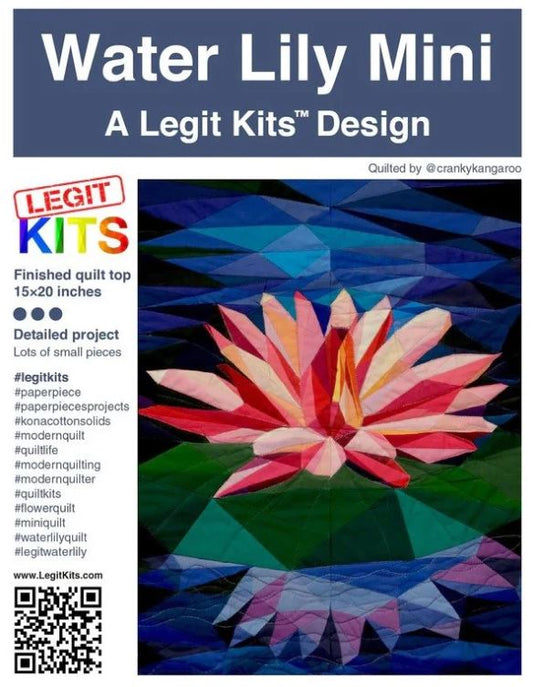 Legit Kits Water Lily Mini Pattern | Special Order