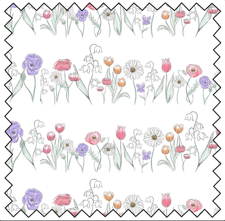 Wild Flowers - Vintage Florals - 5 Pce Fat Quarter Bundle by Holly Dennett / MAKE + BELIEVE