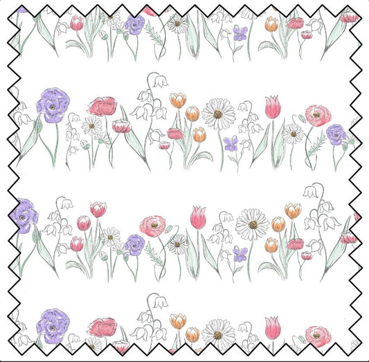 Wild Flowers - Vintage Florals - 5 Pce Fat Quarter Bundle by Holly Dennett / MAKE + BELIEVE