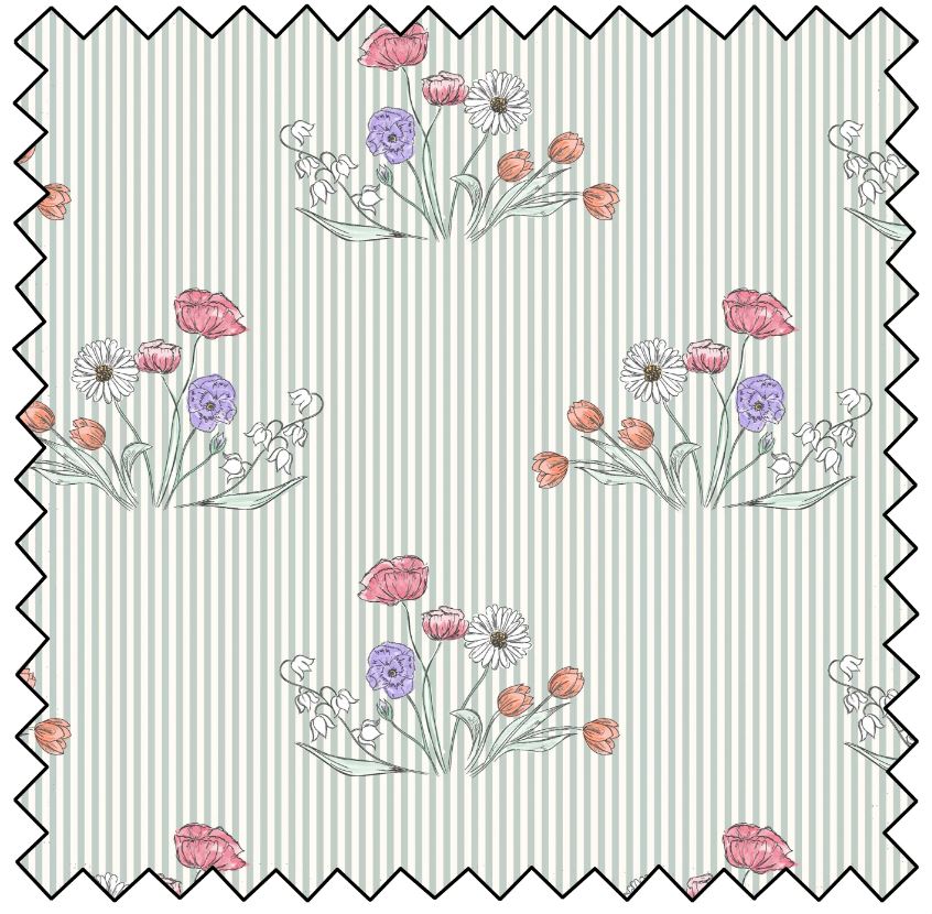 Wild Flowers - Vintage Florals - 5 Pce Fat Quarter Bundle by Holly Dennett / MAKE + BELIEVE