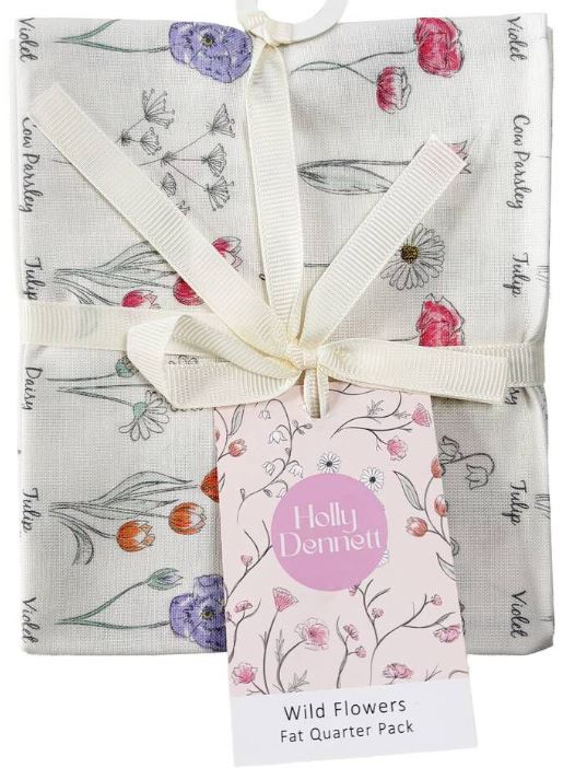 Wild Flowers - Vintage Florals - 5 Pce Fat Quarter Bundle by Holly Dennett / MAKE + BELIEVE (Copy)