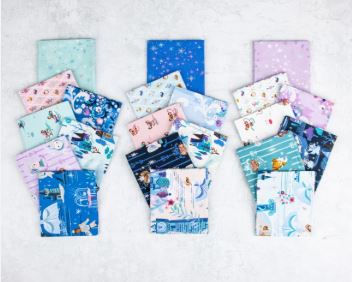 Cinderella's Carriage Pane 21 Piece Fat Quarter Bundle - Wishes by Jill Howarth
