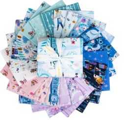 Cinderella's Carriage Pane 21 Piece Fat Quarter Bundle - Wishes by Jill Howarth