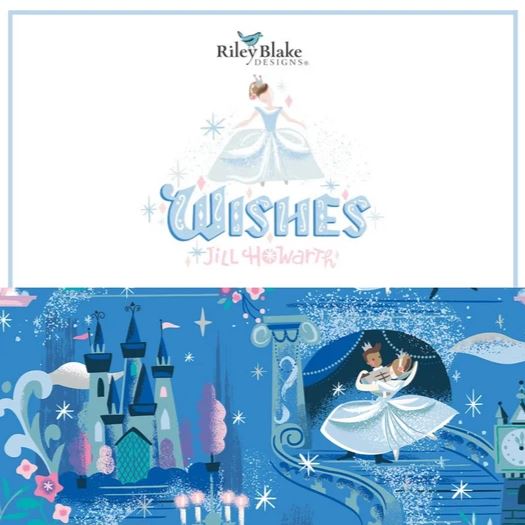 Cinderella's Carriage Pane Quilt Kit - Wishes by Jill Howarth