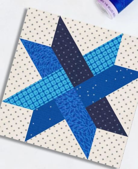 Woven Star Quilt Block Foundation Paper - 6" | Lori Holt of Bee in My Bonnet