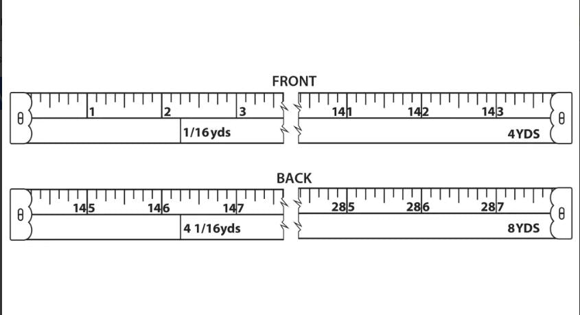 Yardage Tape Measure by Dritz