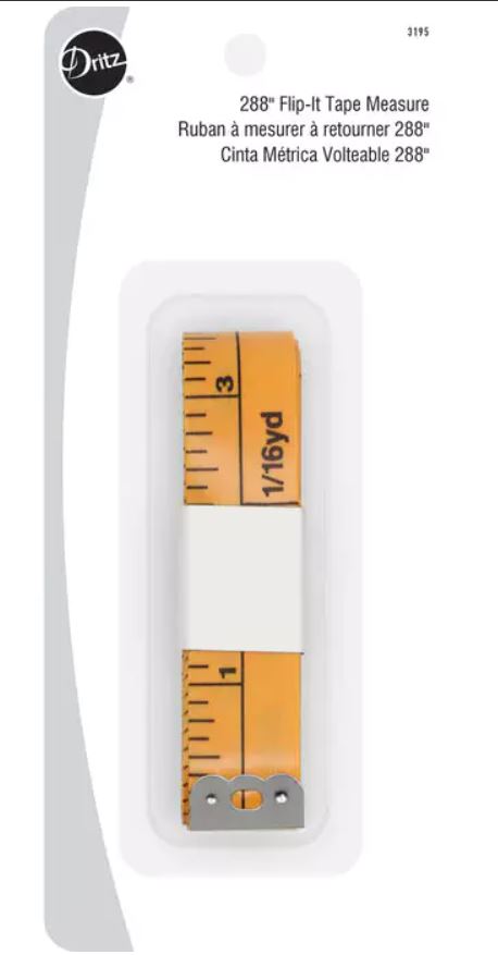 Yardage Tape Measure by Dritz Valdani perle cotton size 12 thread spool for quilting and embroidery