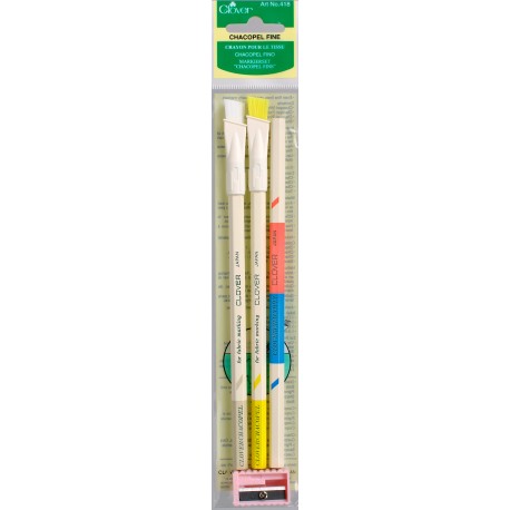 Chacopel- Fine Marking Pencil (3 each) - Clover Valdani perle cotton size 12 thread spool for quilting and embroidery