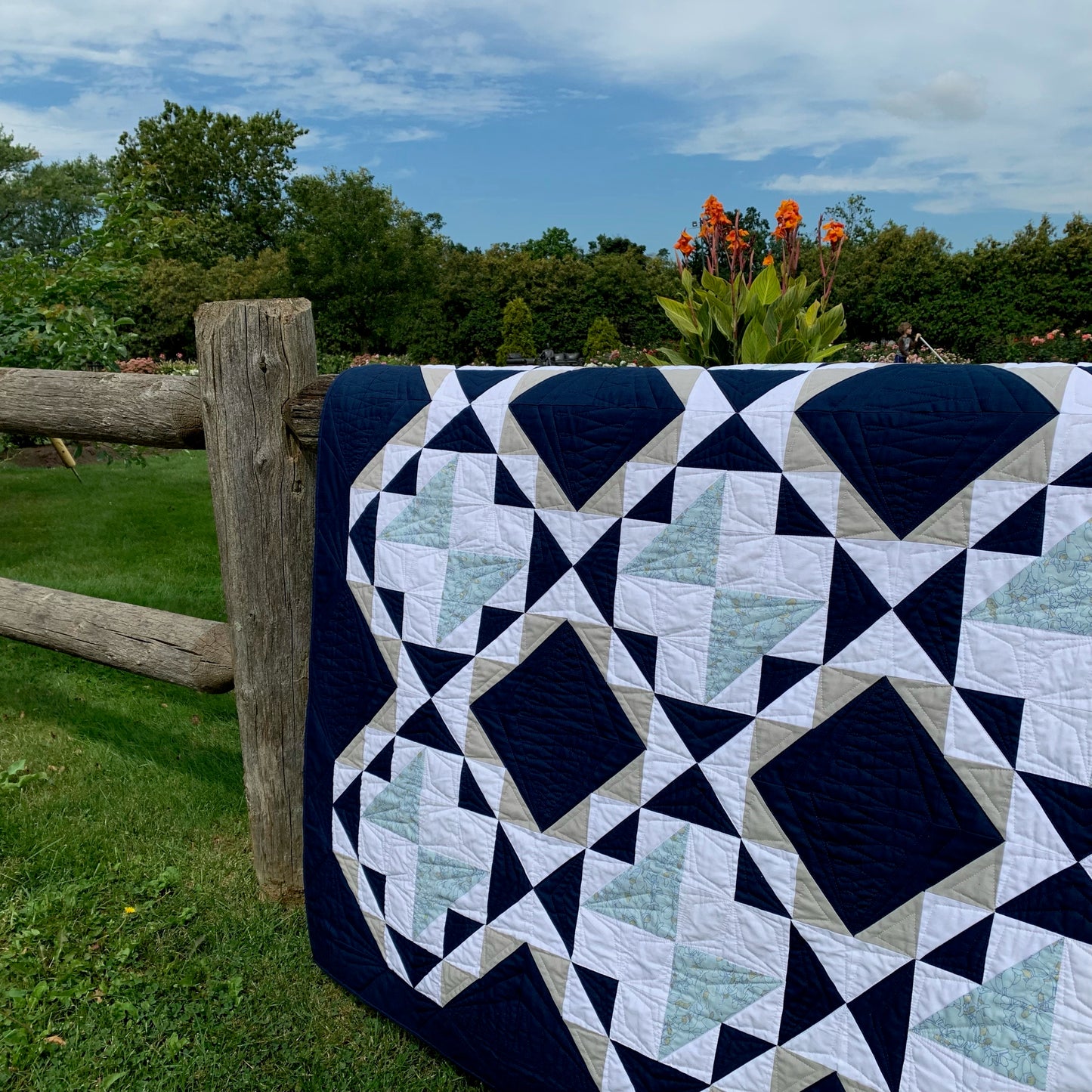 Flutter Quilt Pattern / 3 Sizes (Baby, Lap, Queen) / Designed by Lorna Costantini